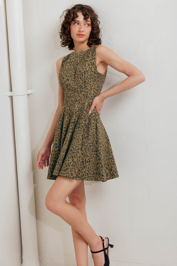 leo-lover-woven-mini-dress Flying Tomato - Sophia's StyleDRESSES-1